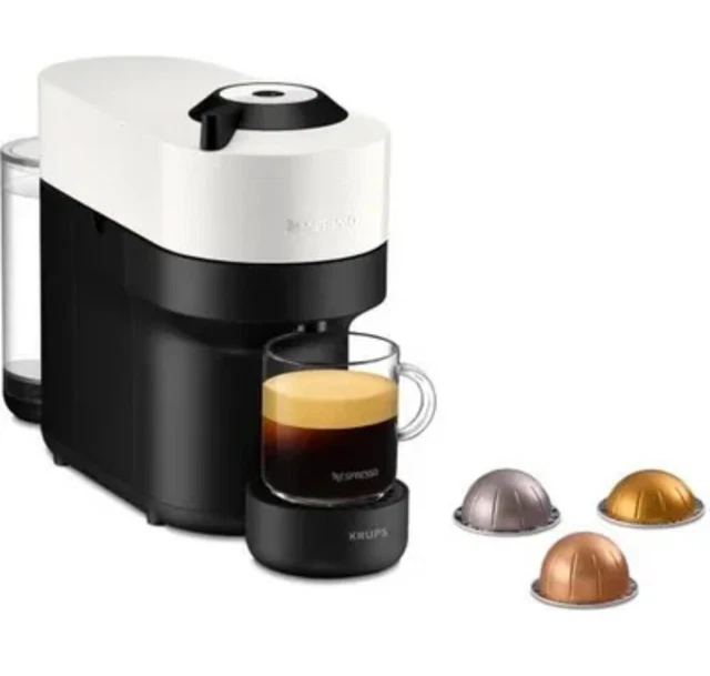 Krups Nespresso Inissia Bundle XN1011 Kapselmaschine mit Milchaufschäumer Set eB