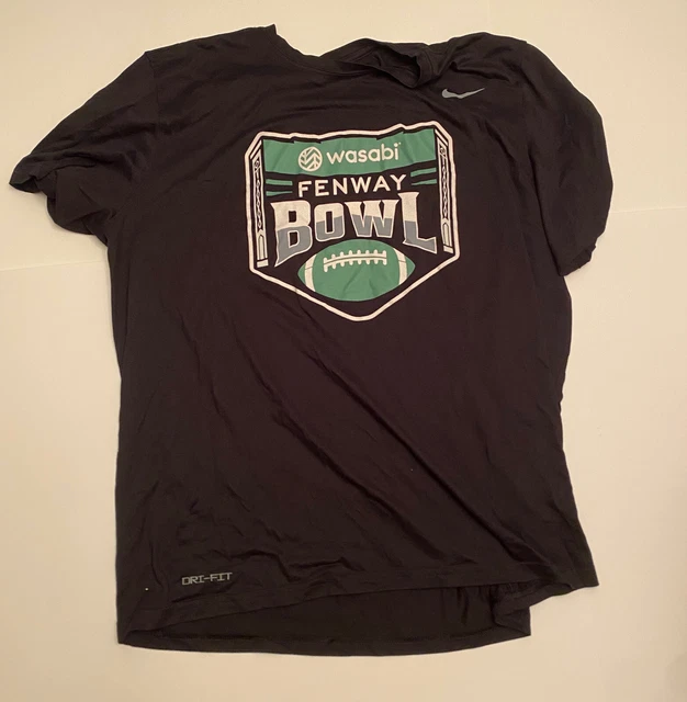 V) Virginia UVA Cavaliers Football Team Issued Wasabi Bowl Game Nike T-Shirt XL