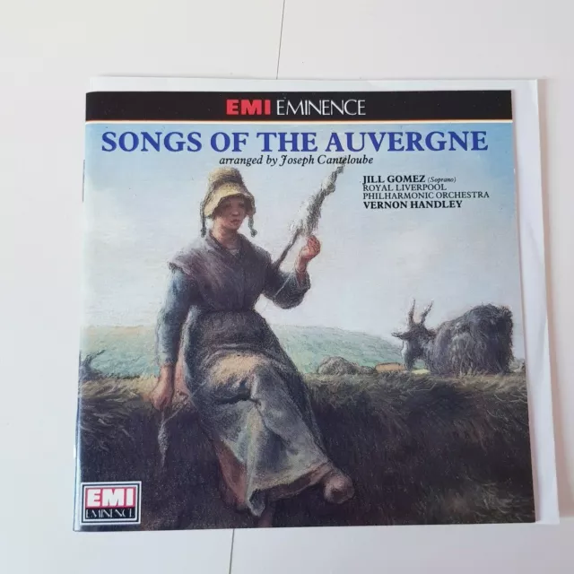 Jill Gomez Songs Of the Auvergne Vernon Handley Joseph Canteloube Classical CD