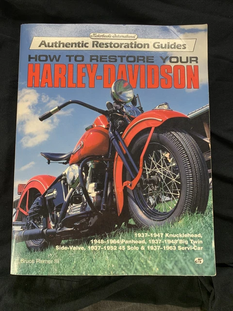 How To Restore Harley Davidson 1937-64 EL ELS FL FLH UL UH ULH WL WLD G Palmer