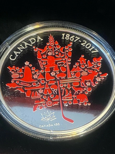 5 OZ. PURE Silver Coin: Canadian Icons -Mintage 1500 (2017) $899.00 ...