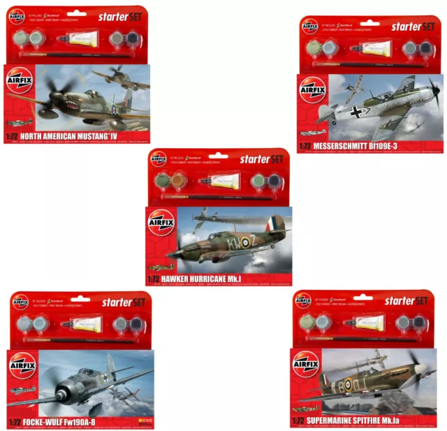 Hornby Airfix Classique le Monde War Aircraft Avion Démarreur Modèle Kits 1:72