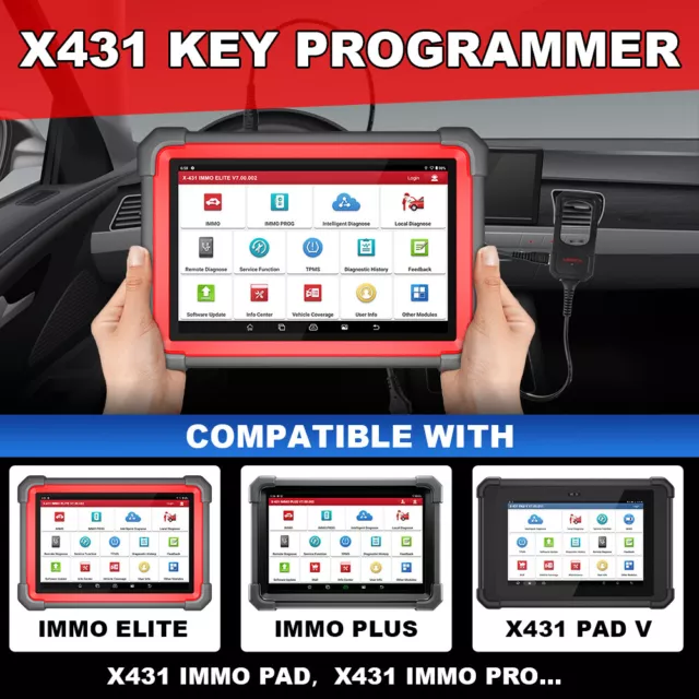 Launch X431 Key Progarmmer Remote Maker Generate+Super Chip +4 Sets of Smart Key 2