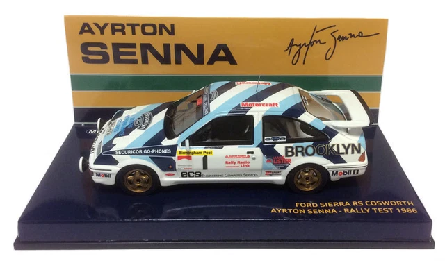 Miniature Minichamps Ford RS 200 1986, échelle 1/43, Couleur Diamond White, Neuve
