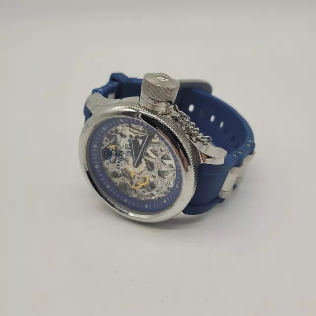 Invicta Special Russian Diver Blue Band 52mm Mechanical Mens Watch Model 1089