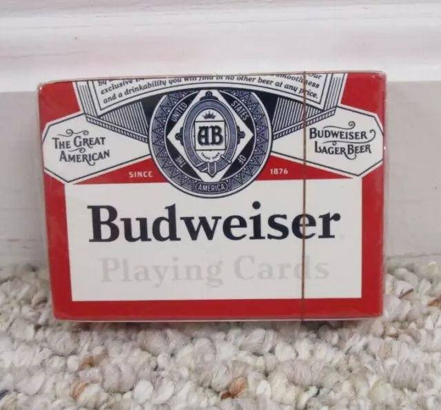 Budweiser Playing Cards New Promotional Beer 2021