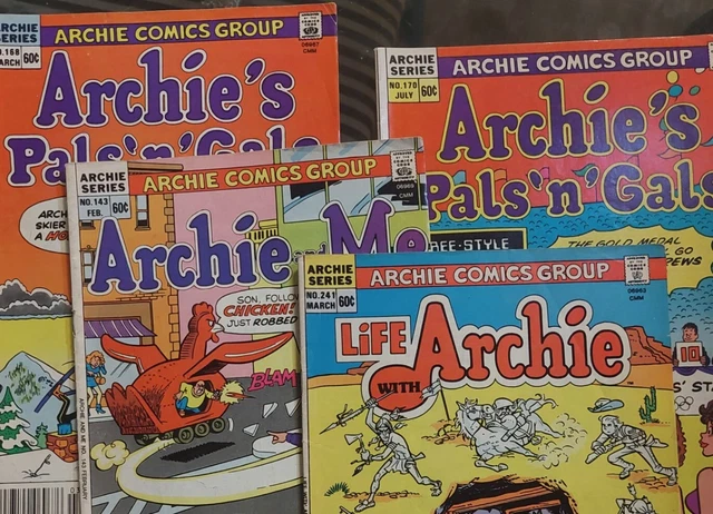 Archie Comics Lot of 4 Pals & Gals  Life Of Archie & Archie And Me High Grade