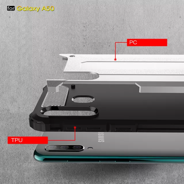 Funda resistente cuerpo completo a prueba de golpes para Samsung Galaxy A20 A30 A50 A70 3