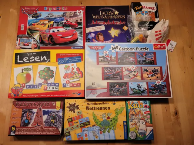 Spielepaket 10 Spiele - Disney Cars Planes Olchis Goki Lauras Stern - ab 3 Jahre