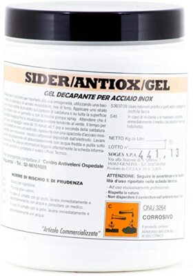 Altro Pasta Gel Decapante saldatura trattamento acciaio inox decapaggio pulizia kg 1 