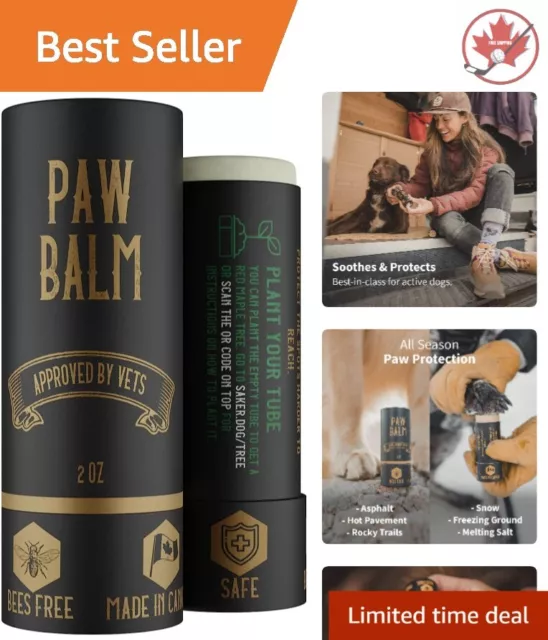 Eco-Friendly Dog Paw Balm | Protects Hot Surfaces | Immediate Relief | 80g Tube