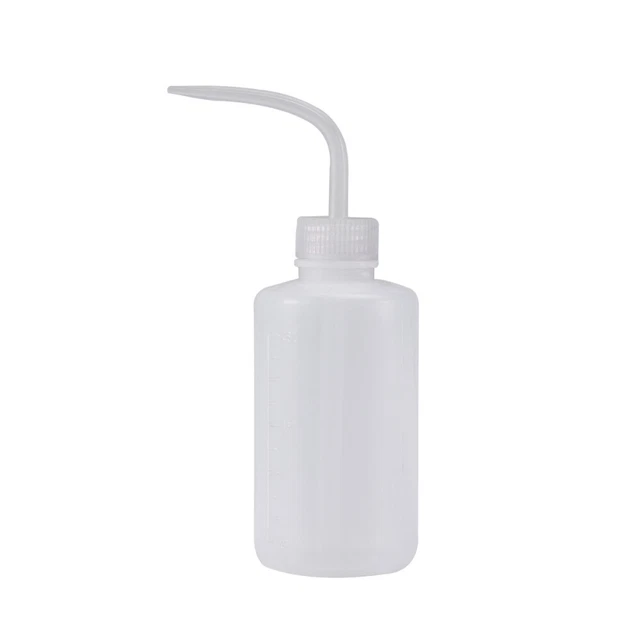 Flacone per lavaggio 250 ml con liquido da laboratorio flacone per inchiostro bottiglie per acqua in plastica