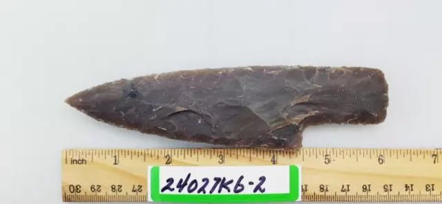 6" Stone Knife Blade - Skinning - Hunting - Ornamental - Craft- Hand Knapped