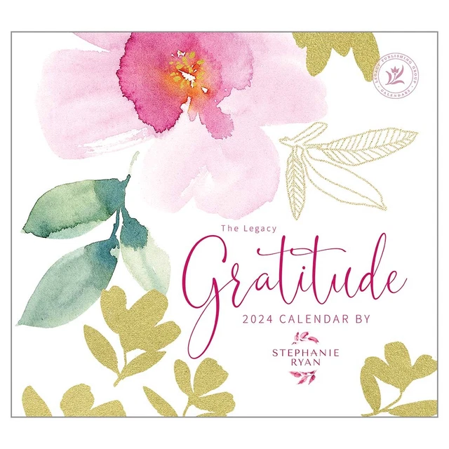 LEGACY 2024 CALENDAR Gratitude Calender Fits Wall Frame 26.03 PicClick