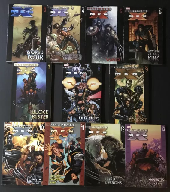 Ultimate X-Men TPB Lot Vol 3,4,5,6,7,8,9,10,11,12,13 Millar Marvel