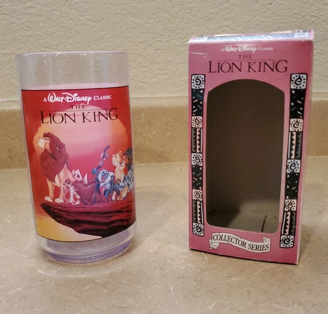 DISNEY COLLECTOR SERIES The Lion King Plastic Cup Burger King CocaCola