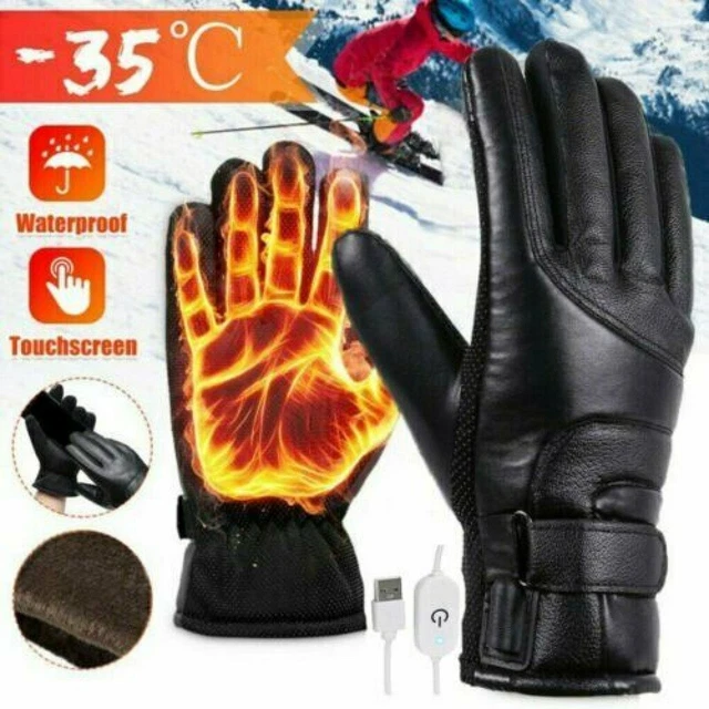 gants d'hiver électriques Doigt Gants Rechargeable Électrique Gants Doigt