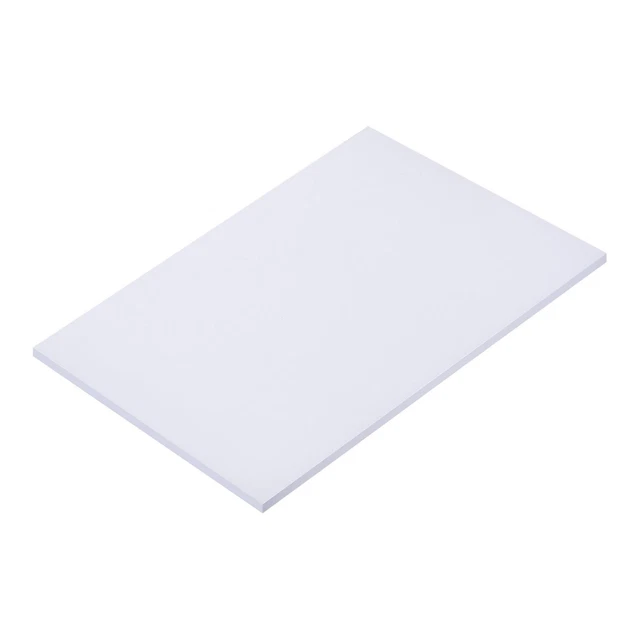 Blanco ABS Plástico Hoja 7x4x0.2pulg para Edificio Modelo, DIY Artesanía, Panel