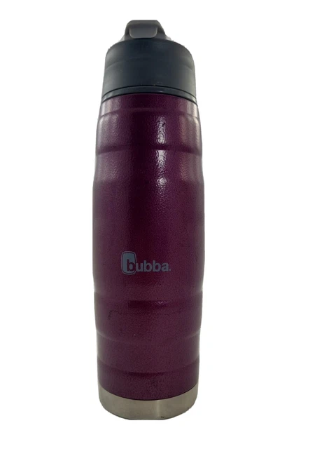 Bubba Vacuum-Insulated Stainless Steel Travel Mug, 20 oz, Purple/Gray