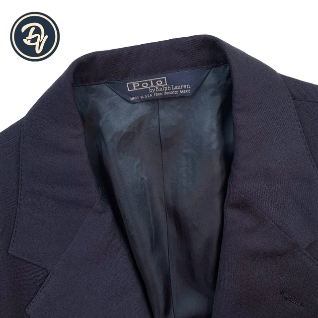 Blazer Ralph Lauren Polo Doeskin - Azul Marino