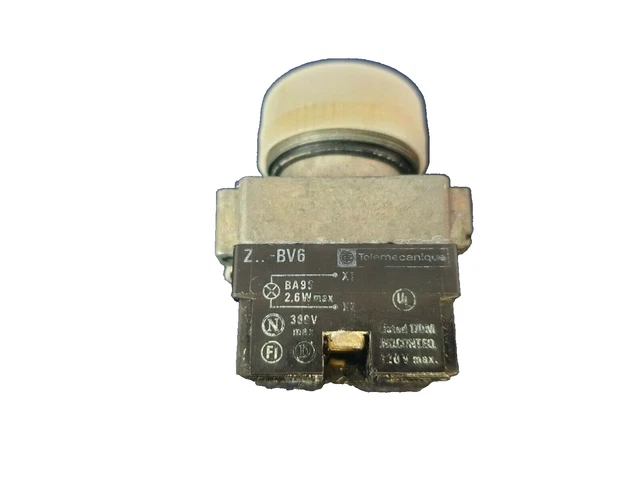 Telemecanique ZBV-6 Portalampada pilota bianco 110 V