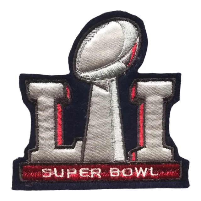 2017 Super Bol Li 51 NFL Football 3.25 " Patch Neuf England Patriots Vs Falcons