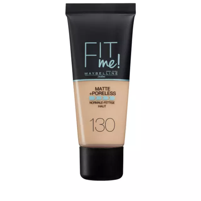 Maybelline Fit Me Matte & Poreless Fond de Teint Fluide 130 Buff Beige 30ml