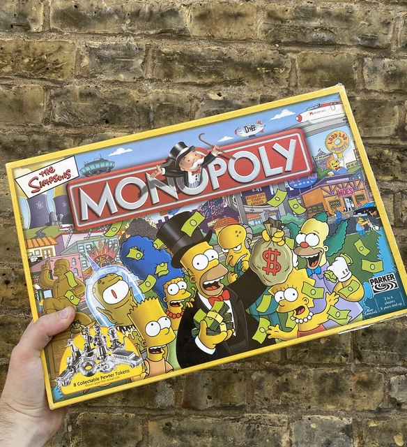 THE SIMPSONS MONOPOLY Classic Family Board Game Parker Hasbro 12 99 the-simpsons-monopoly-classic-family-board-game-parker-hasbro-12-99