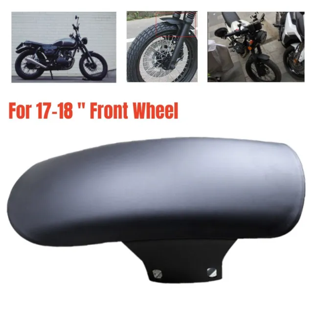 Motorcycle Cafe Racer 17"-18" Protector Front Fender Rear Wheel Cover Mudguard
