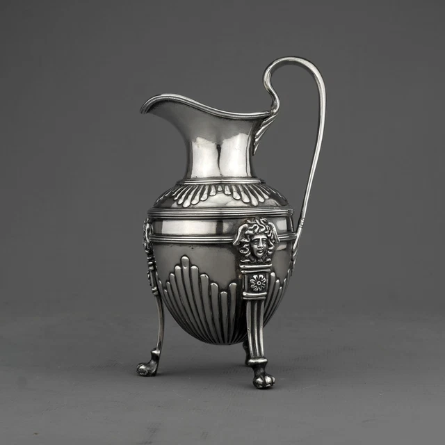 Fabulous Antique Georgian Solid Sterling Silver Milk /Cream Jug. London, 1783.