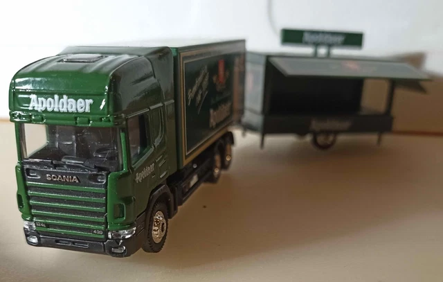 Luna Transporter Mega Truck 65cm Mit 6 Show-Trucks | Friktionsantrieb, Maßstab 1:30 | Ab 3 Jahren