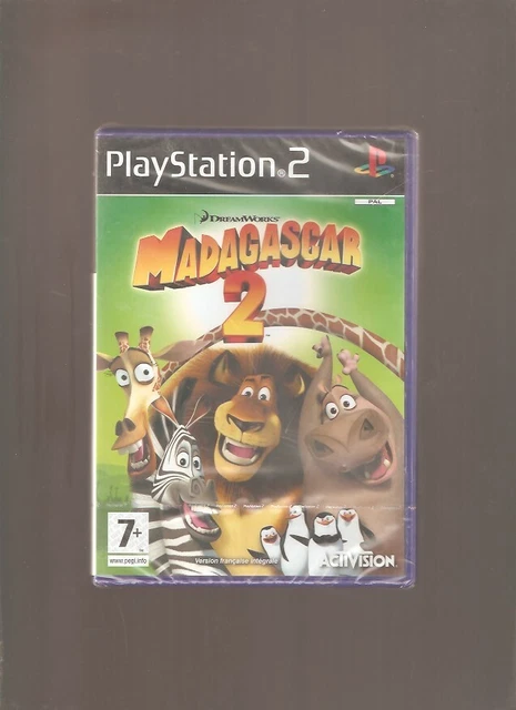 Madagascar Play 2 Com Capa E Pôster Ps2
