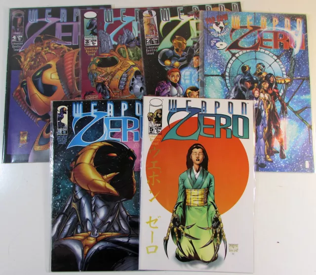 Weapon Zero Lot of 6 #2,3,4,5,9,11 Image (1995) 2nd Series 1st Print Comics
