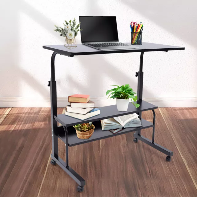 Coffee Side Table Movable Laptop Storage Table Stand Over Bed End Home Desktop