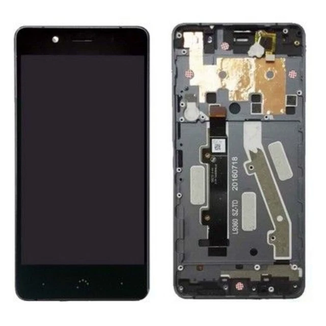 Ecran BQ Aquaris X5 Plus Noir Avec Châssis