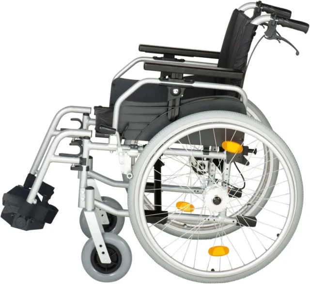 Rollstuhl Primus MS2.0- faltbarer Transportrollstuhl- Steckachse & Trommelbremse 2