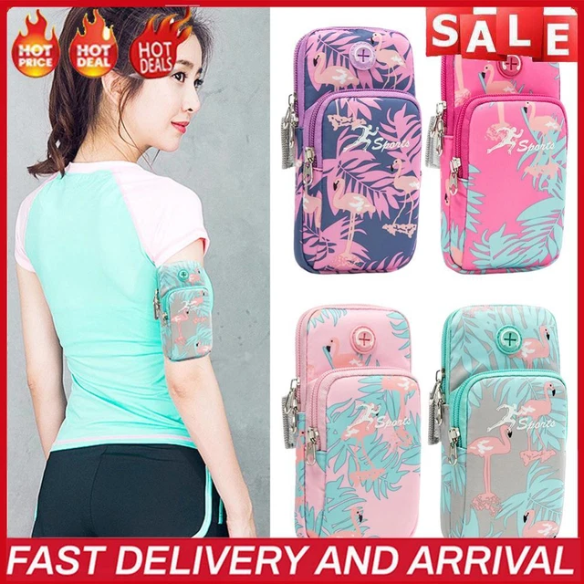 Gym Running Bracelet Bag Oxford Cloth Waterproof for Smartphones Within 5.5 Inch