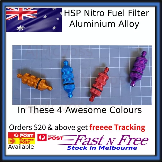 HSP Nitro Fuel Filter Aluminium Alloy for 1/8 1/10 Scale RC Model Car