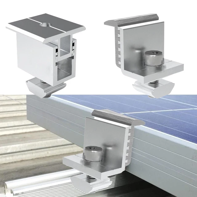 Supporto Per Pannelli Solari Regolabile - In Lega Alluminio Per 100W-600W - Foto 10