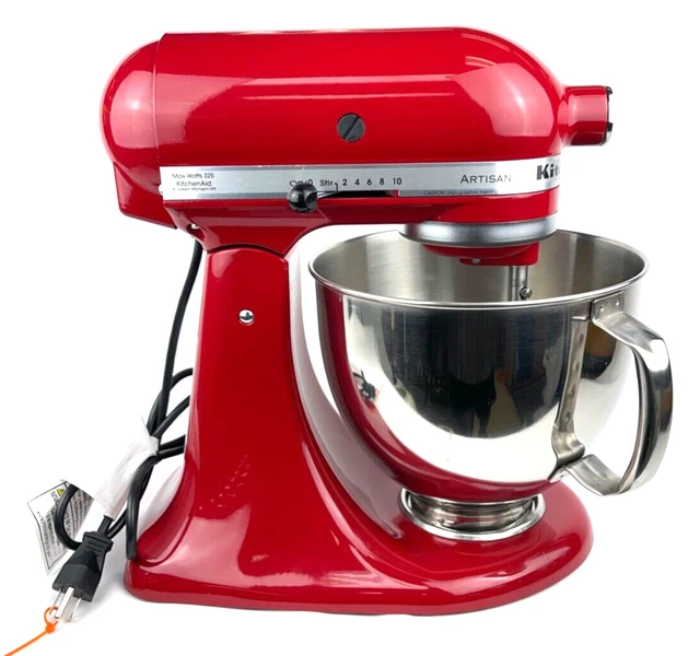 KITCHENAID ARTISAN 5 Quart TiltHead Stand Mixer Empire Red KSM150PSER