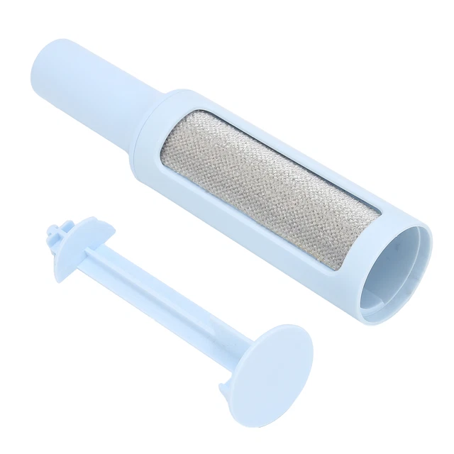 (Bleu)Brosse 'épilation Rotative Cylindre De Nettoyage De La Poussière