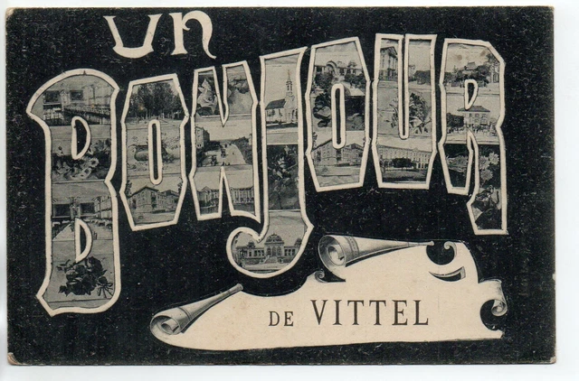 Carte Postale Ancienne CPA 88 VITTEL - La Gare - Vosges Début 1900