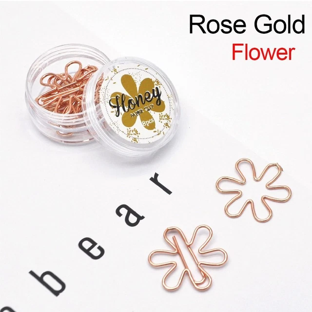 8Pcs Metal Paper Clip Book Supplies Bookmark High-quality Page Holder  School
