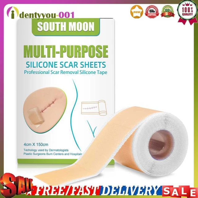 150 cm foglio cicatrici autoadesivo silicone acne fogli riparazione trauma per uomo donna