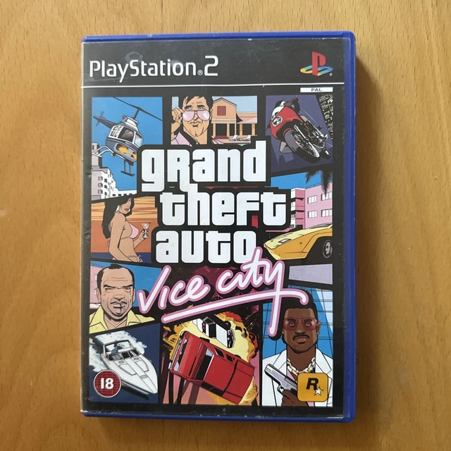 Jeu Vidéo Playstation PS2 / GTA Grand Theft Auto : Vice City Pal 2002 Complet