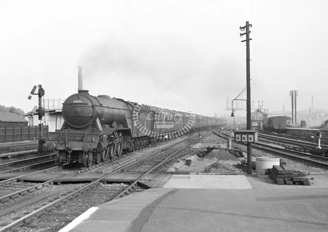 PHOTO BR BRITISH Railways Steam Locomotive Class A3 60056 at Wood Green ...
