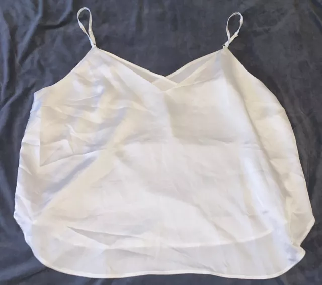 ASOS Curve White Satin Cami Top 18