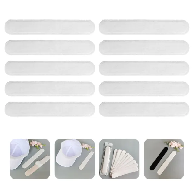 10pcs Disposable Hat Sweat Liner Cap Pads Sweat-Absorbing Stickers for Hat  and Collar Deodorants Stickers Neck Liner Pads - AliExpress