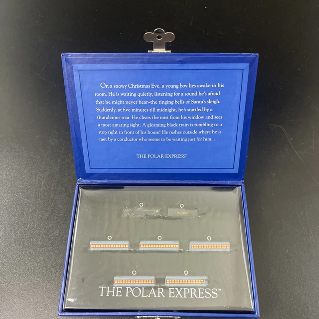 Hallmark The Polar Express Miniature Train Set Diecast 7 Ornaments Nello William