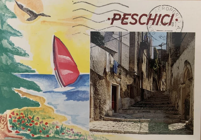 Cartolina Peschici Foggia viaggiata